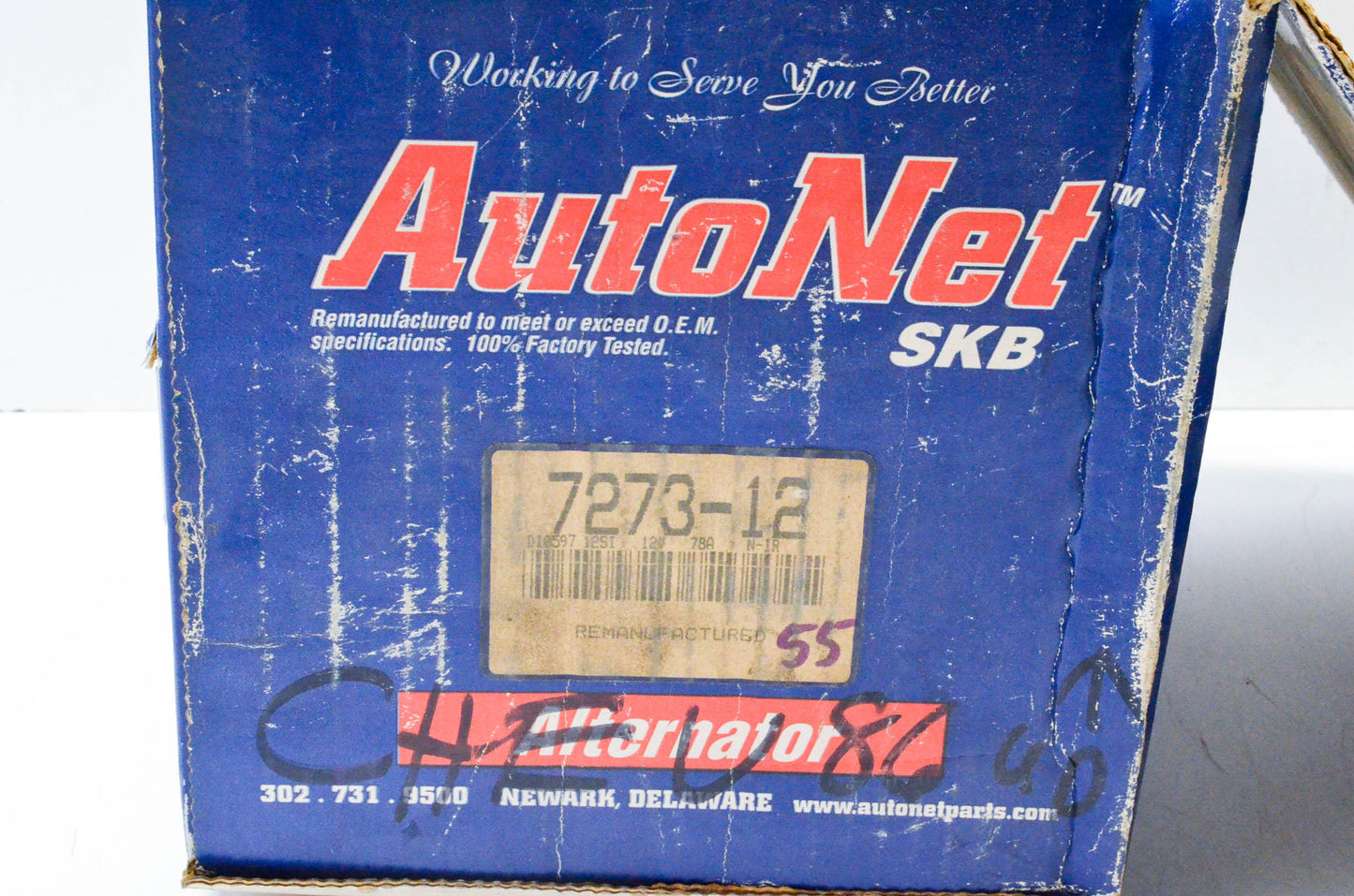 AutoNet 7273-12 Remanufactured Alternator NOS