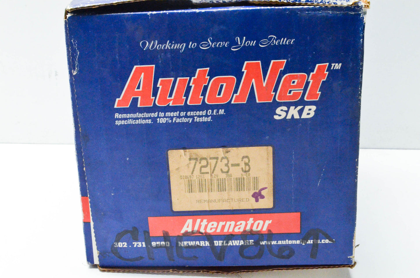 AutoNet 7273-3 Remanufactured Alternator NOS