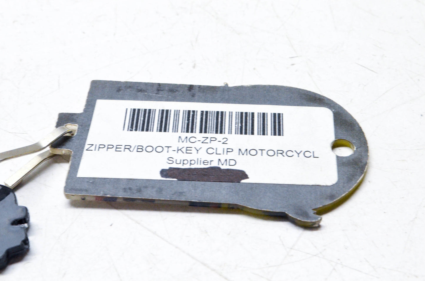 W.M. McCarthy Co. MC-ZP-2 Vintage Zipper Clip Motorcycle Key Chain NOS