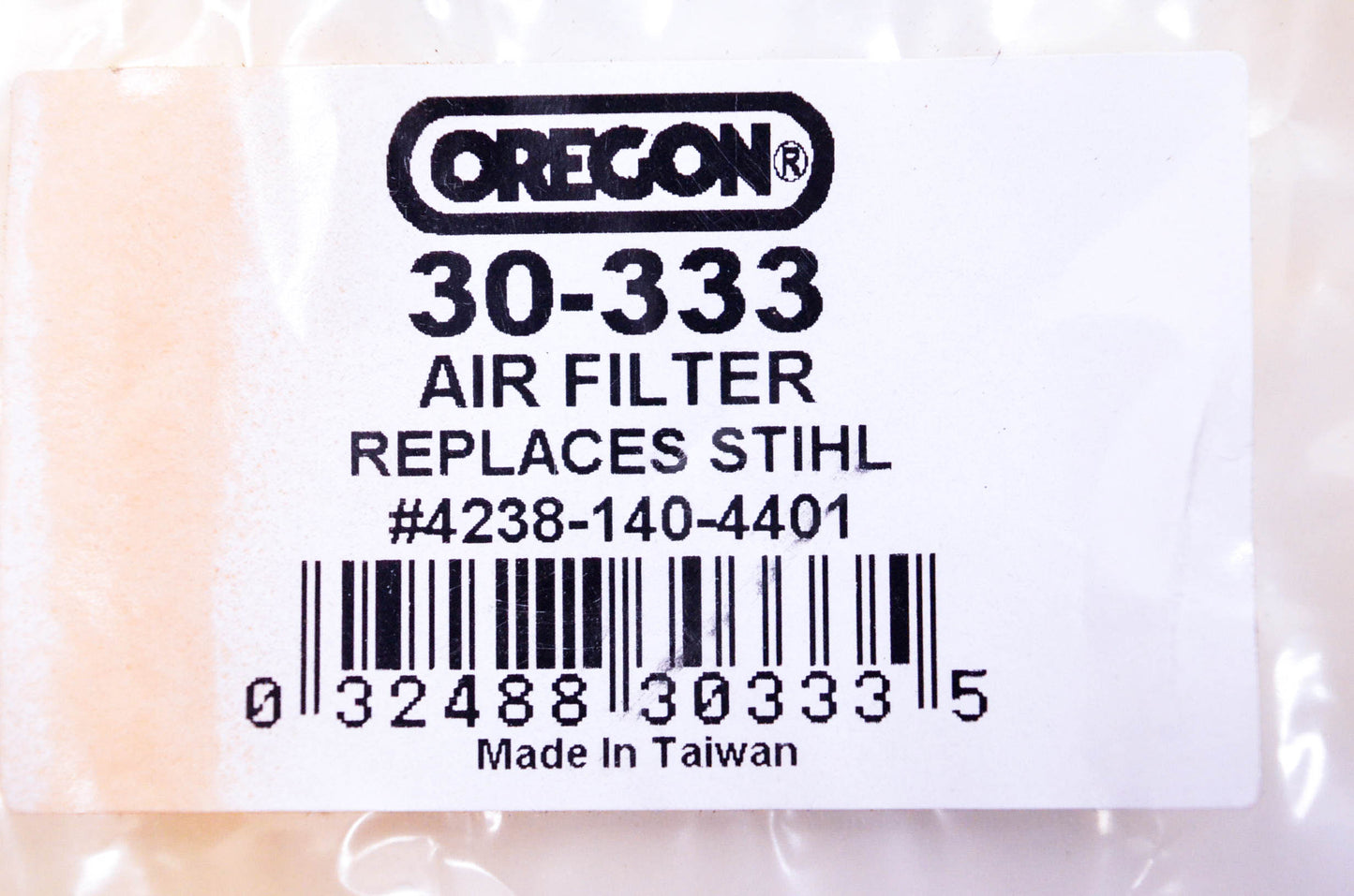 Oregon 30-333, 4238-140-4401 Air Filter NOS