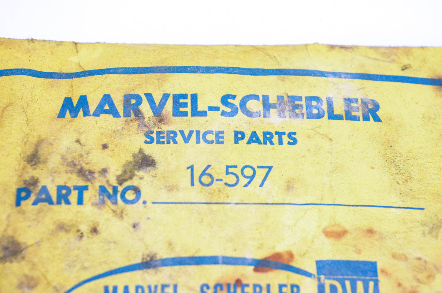 Marvel-Schebler 16-597 Carburetor Gasket Repair Kit NOS