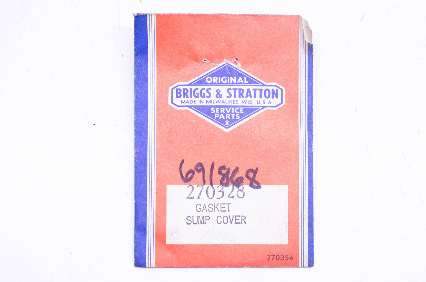New OEM Briggs & Stratton 270328, 691868 Sump Pump Cover Gaskets Qty 2 NOS