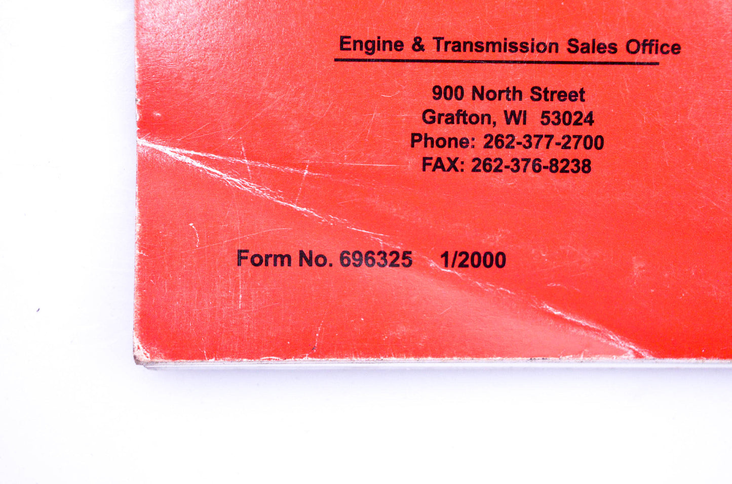 OEM Tecumseh 696325 V-Twin Engine Technician's Handbook