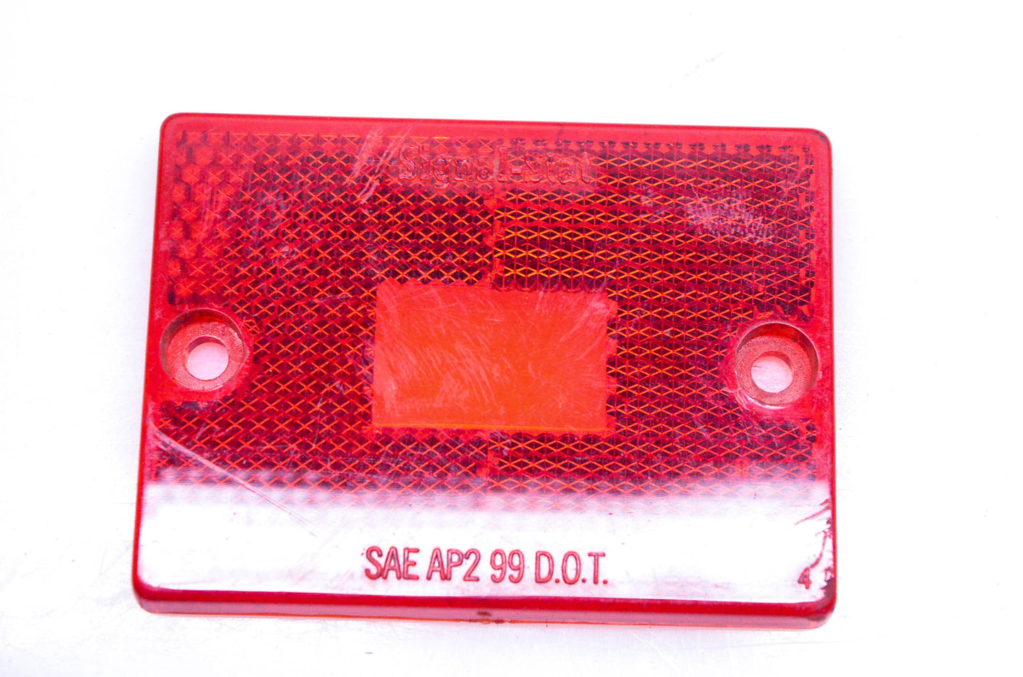 Signal-Stat 1570 Red Rectangle Reflector NOS