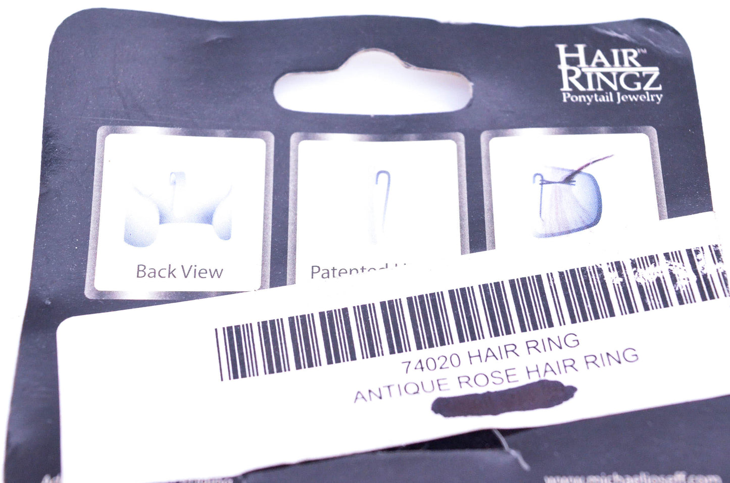 Hair Ringz 74020 Antique Rose Hair Ring NOS