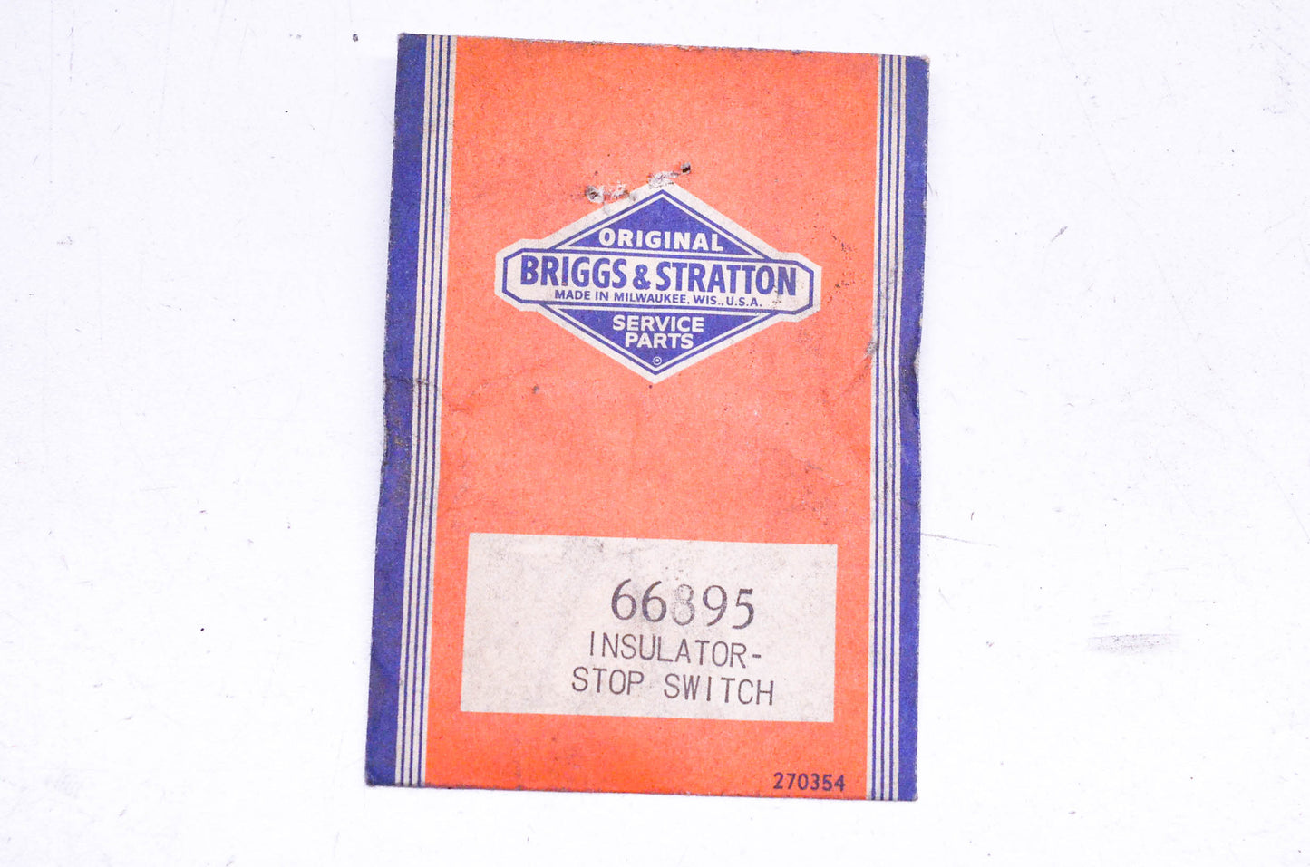 New OEM Briggs & Stratton 66895 Stop Switch Insulator NOS