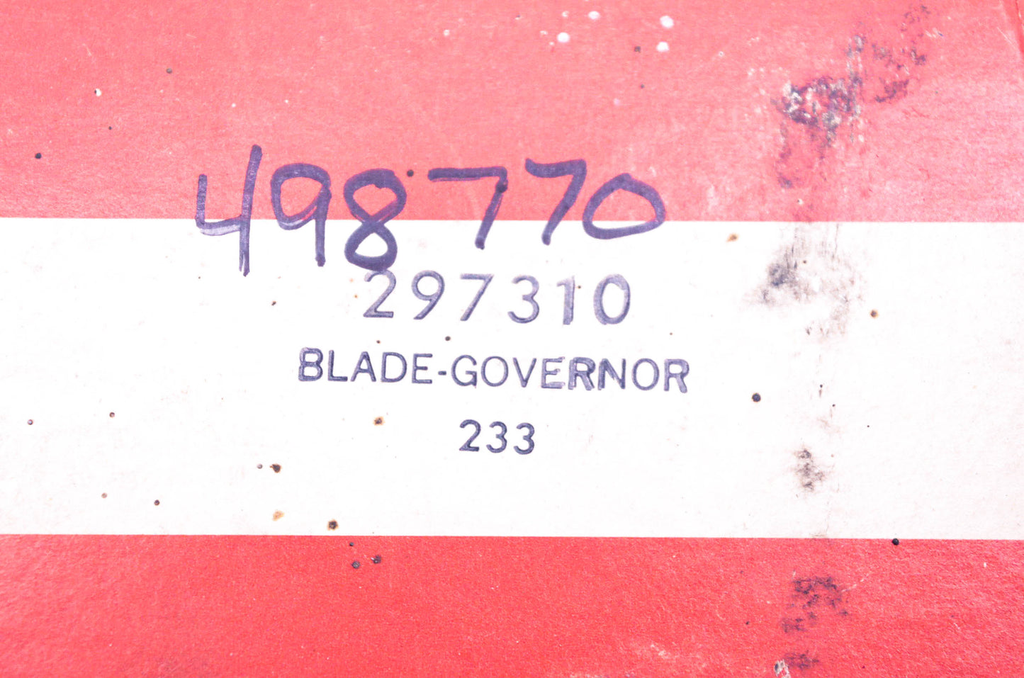 New OEM Briggs & Stratton 297310, 498770 Governor Blade Assembly NOS