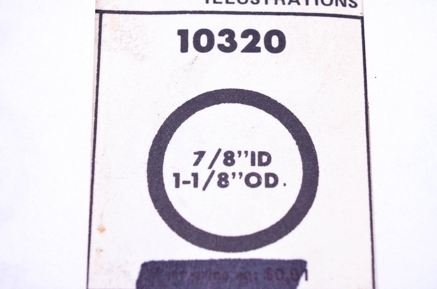 Sosmetal 10320 O Ring Qty 5 NOS