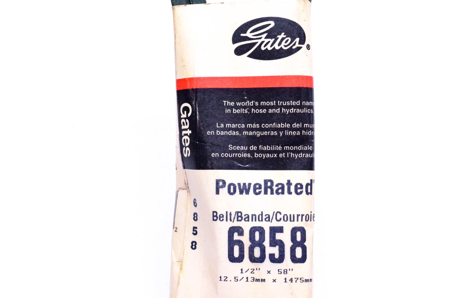 Gates 6858 Powerated V Belt NOS