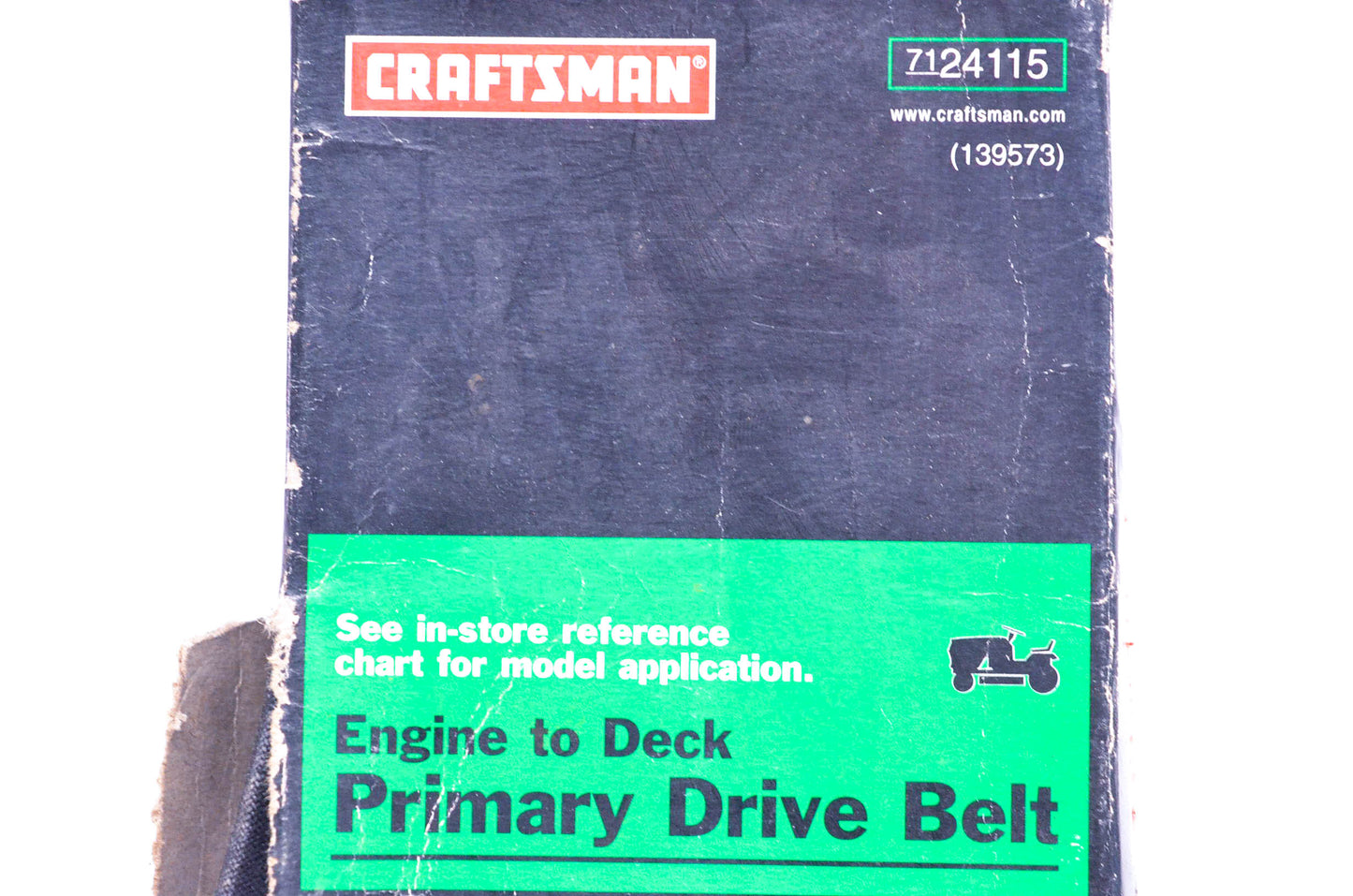 Craftsman 7124115, 139573 Primary Drive Belt NOS