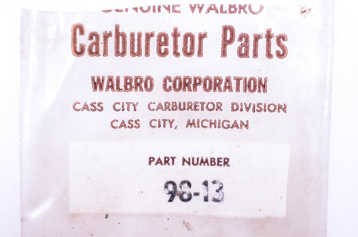 Walbro 98-13 Choke Spring Stops Qty 2 NOS