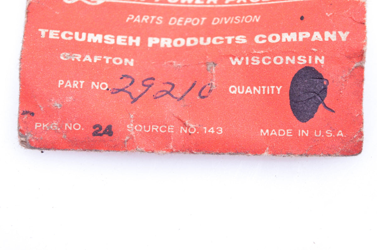 New OEM Tecumseh 29210 Male Contact Connector NOS