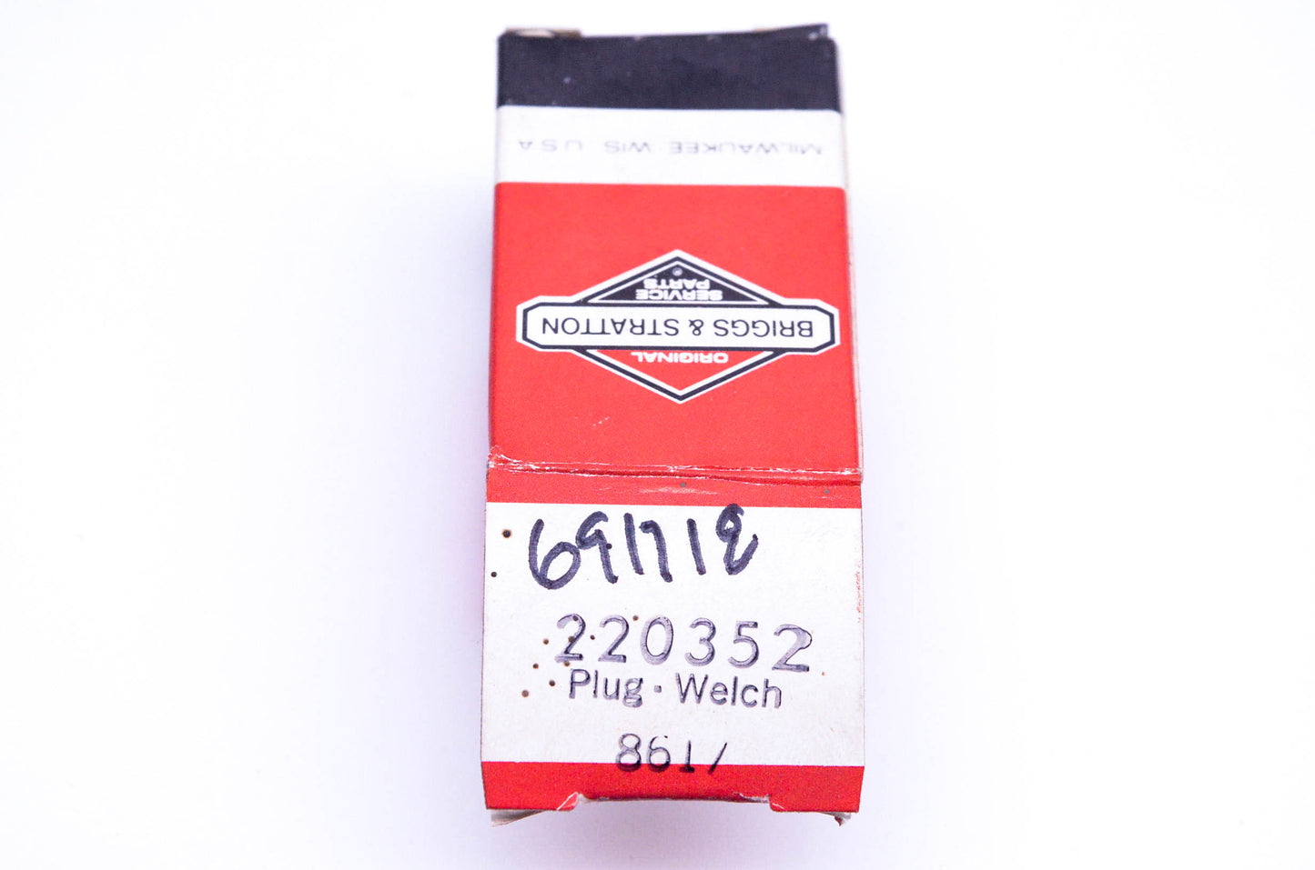 New OEM Briggs & Stratton 220352, 691718 Welch Plug Qty 3 NOS