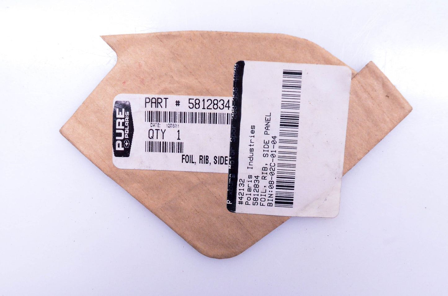 New OEM Polaris 5812834 Rib Side Panel Foil NOS