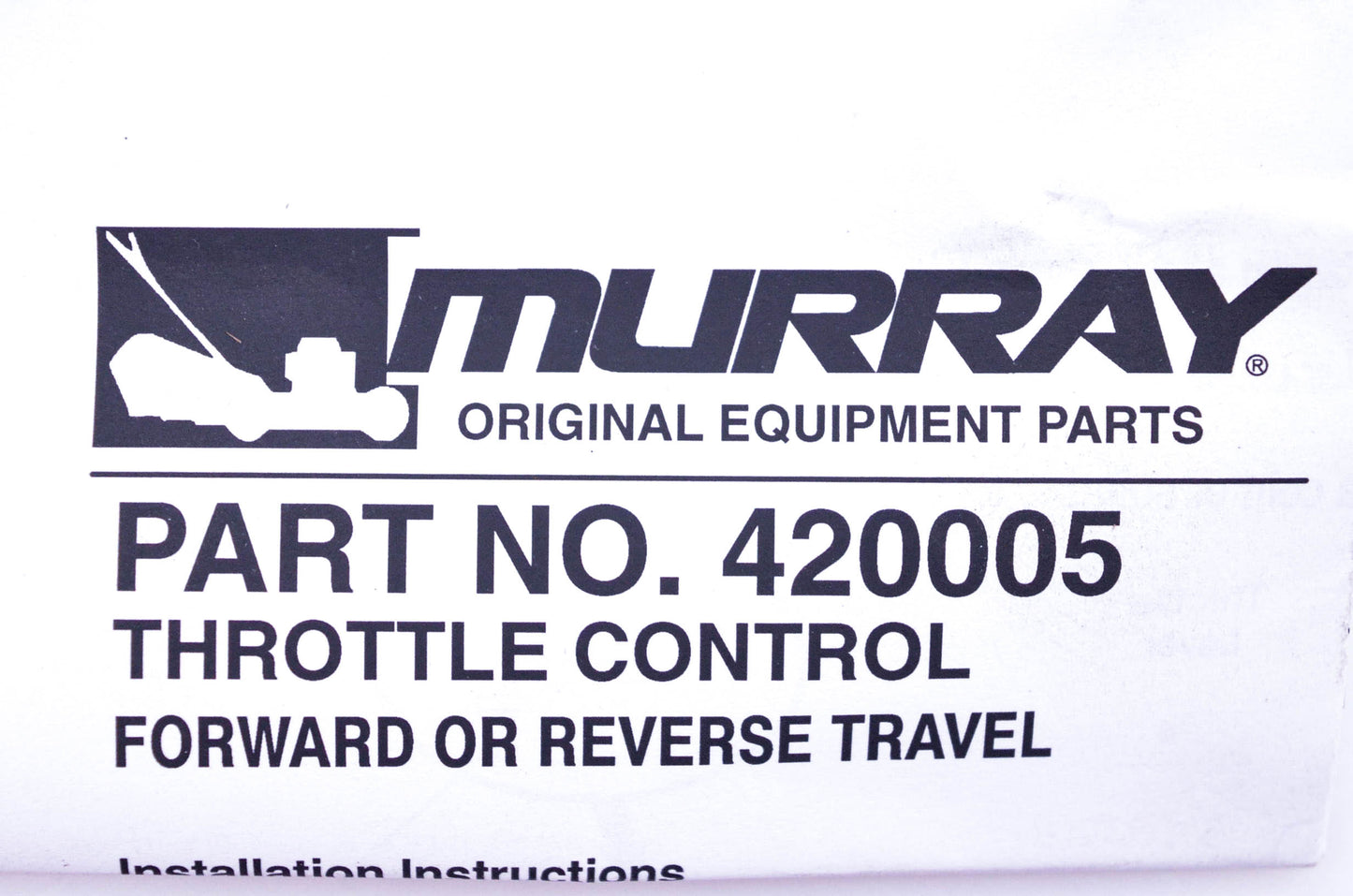 Murray 420005 Throttle Control Hardware Kit NOS