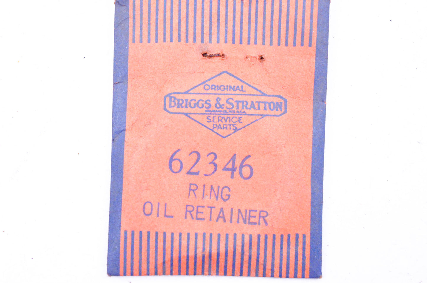 New OEM Briggs & Stratton 62346 Oil Retainer Ring NOS