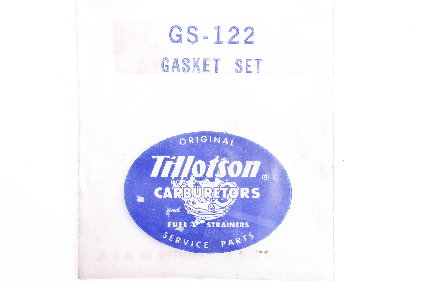 Tillotson GS-122 Gasket Kit NOS