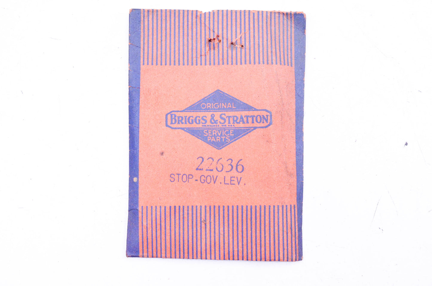 New OEM Briggs & Stratton 22636 Governor Lever Stop NOS