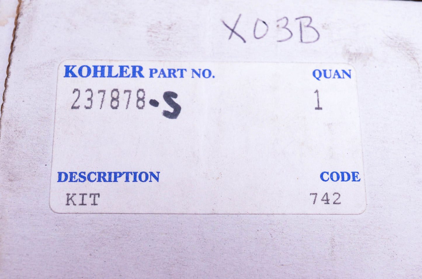 Kohler 237878-S Stator Kit NOS