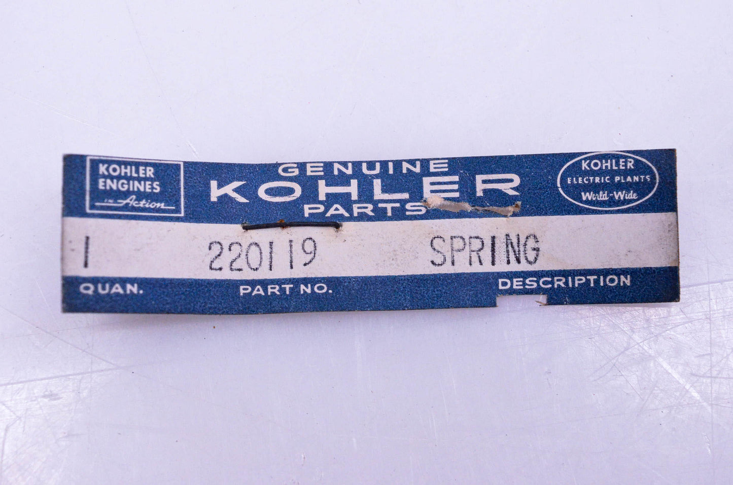 Kohler 220119 Spring NOS