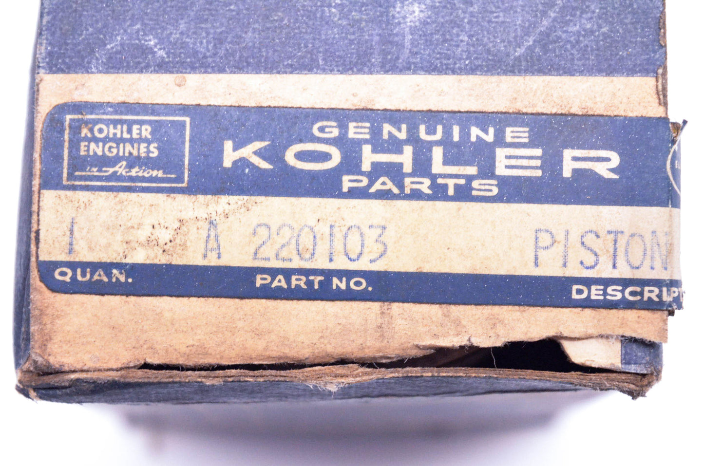 Kohler 220103 Piston Kit NOS