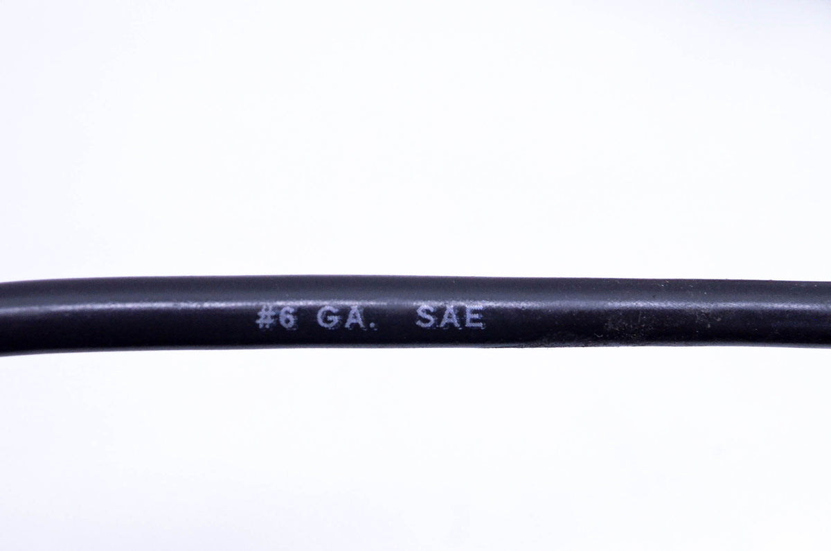 Aftermarket 1' Black Battery Cable NOS