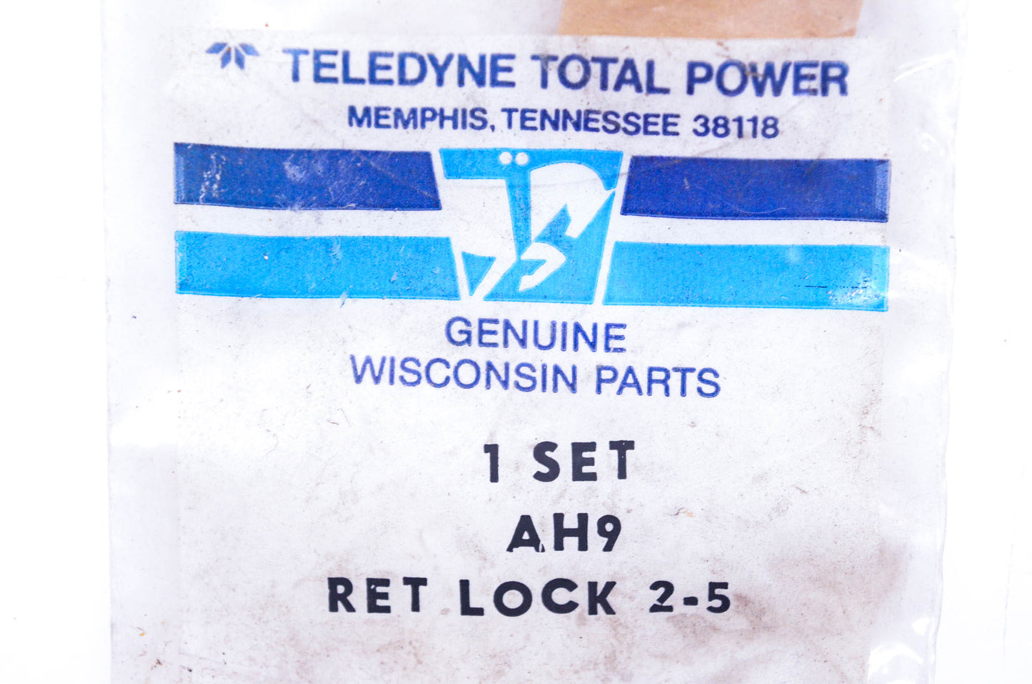 Teledyne Total Power AH9 Valve Retainer Kit NOS