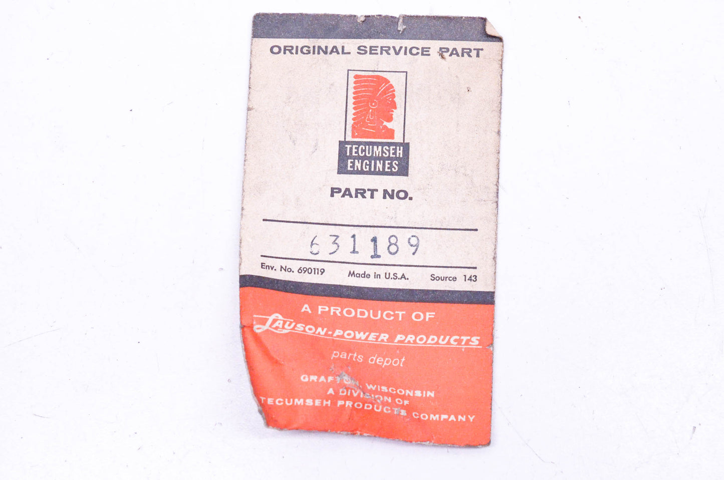 Tecumseh 631189 Needle Valve NOS