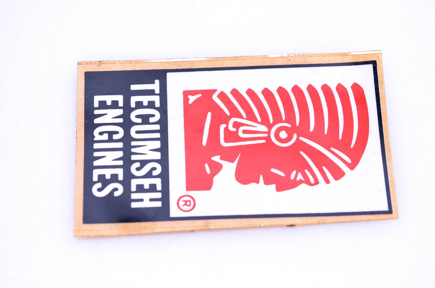 New OEM Tecumseh HL002-41 Decal 1-3/8"x2-3/4" NOS
