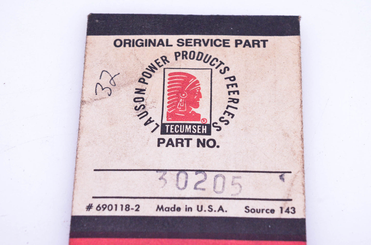 New OEM Tecumseh 30205 Governor Plate NOS