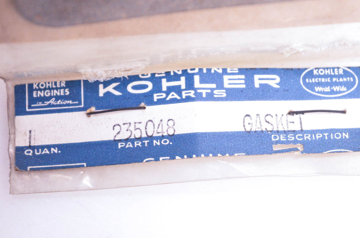 Kohler 235048 Gasket NOS