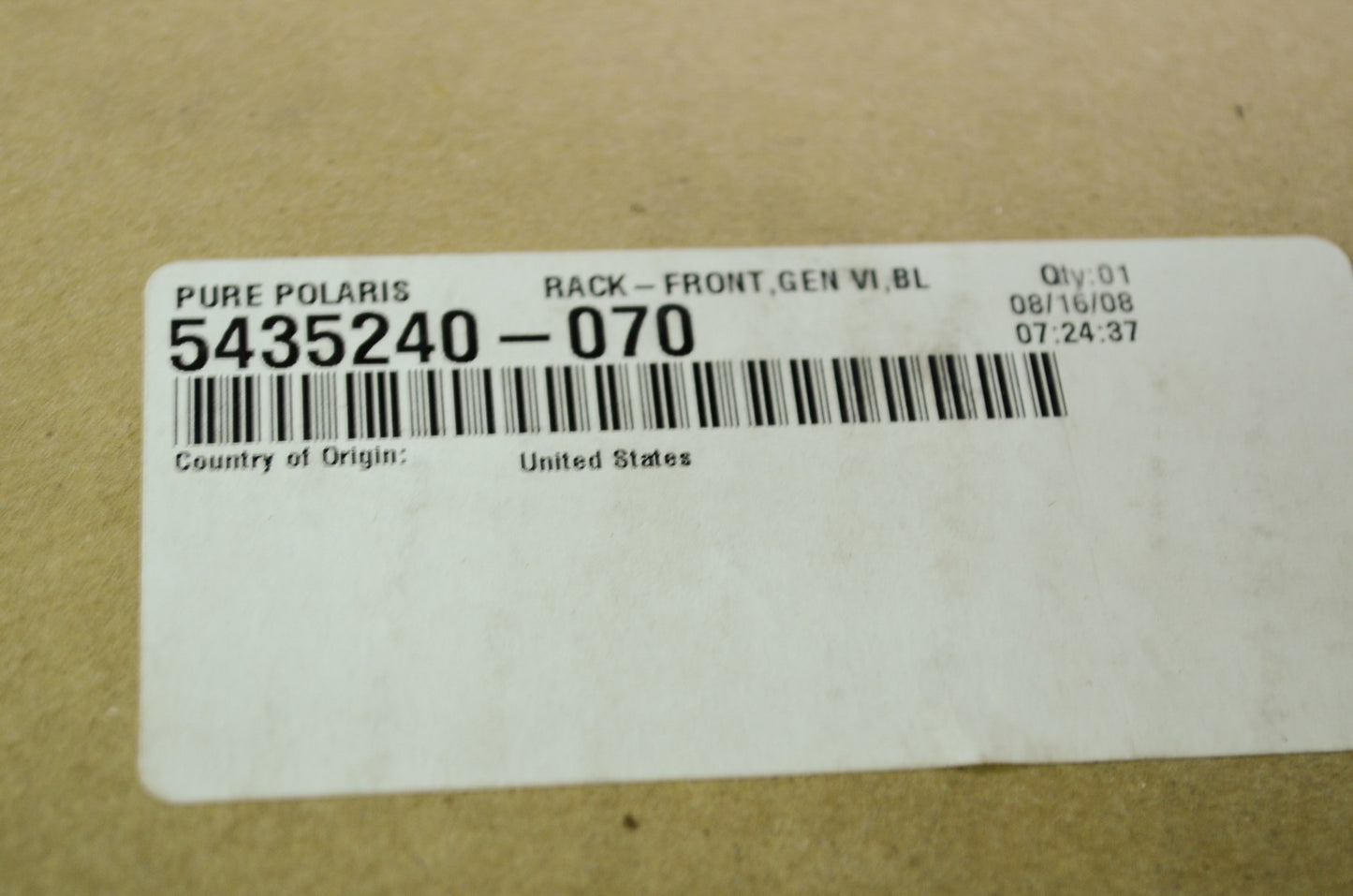 Polaris Front Rack Gen VI 04 Sportsman 400 500 600 700