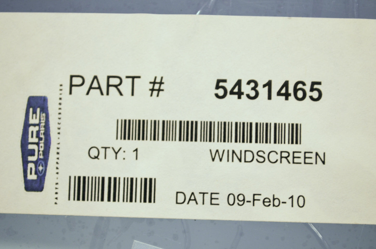 Windshield HI Clear XLT NOS