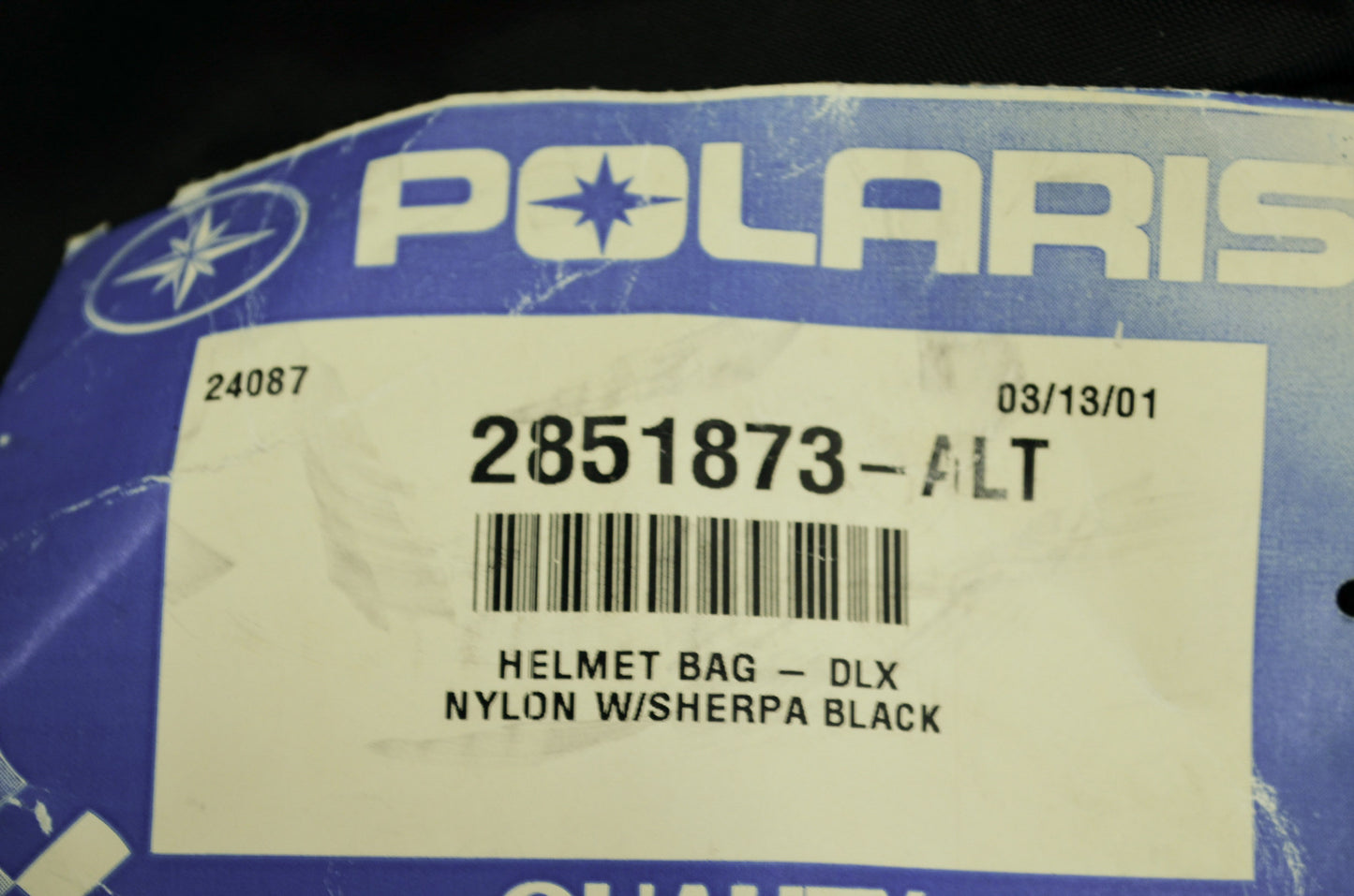 Helmet Bag Black NOS