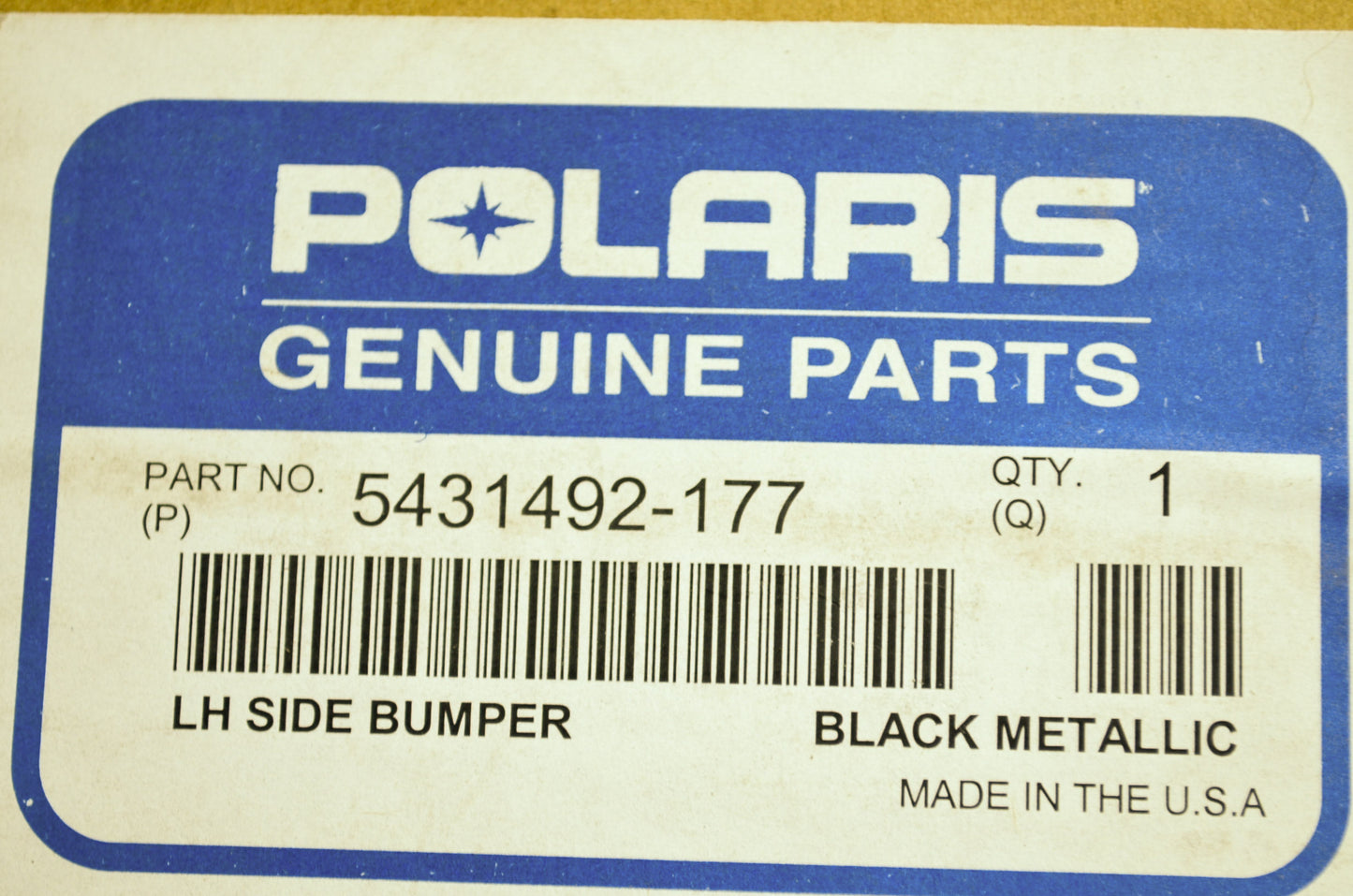 Polaris LH Side Bumper Classic Touring XLT