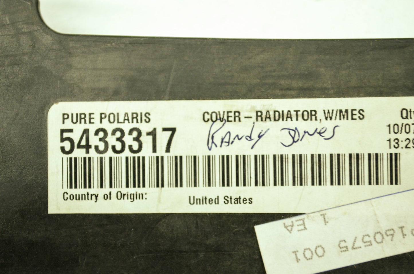 Radiator Mesh Cover NOS