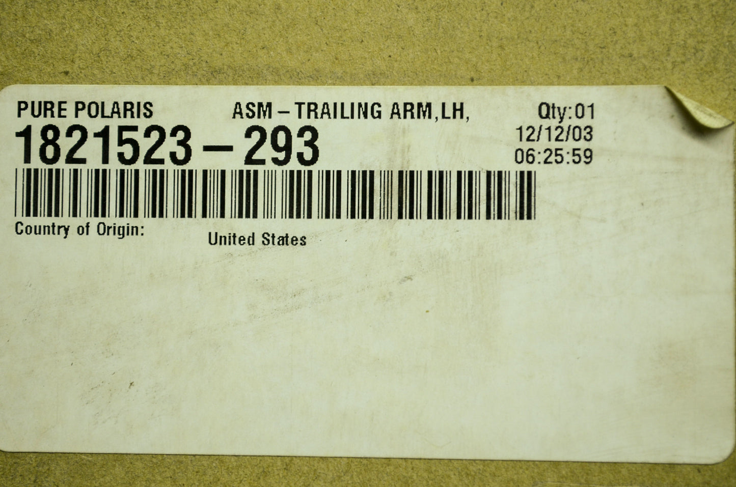 Trailing Arm Red LH 2004 Pro XR 440 NOS