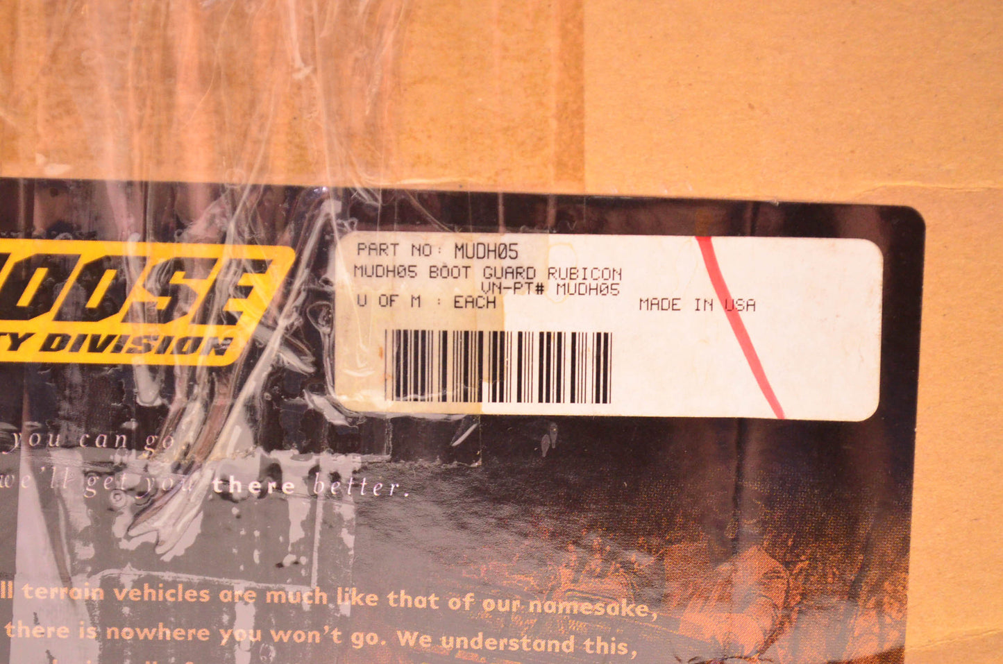 Moose Utility Division MUDH05 CV Boot Guard Kit NOS