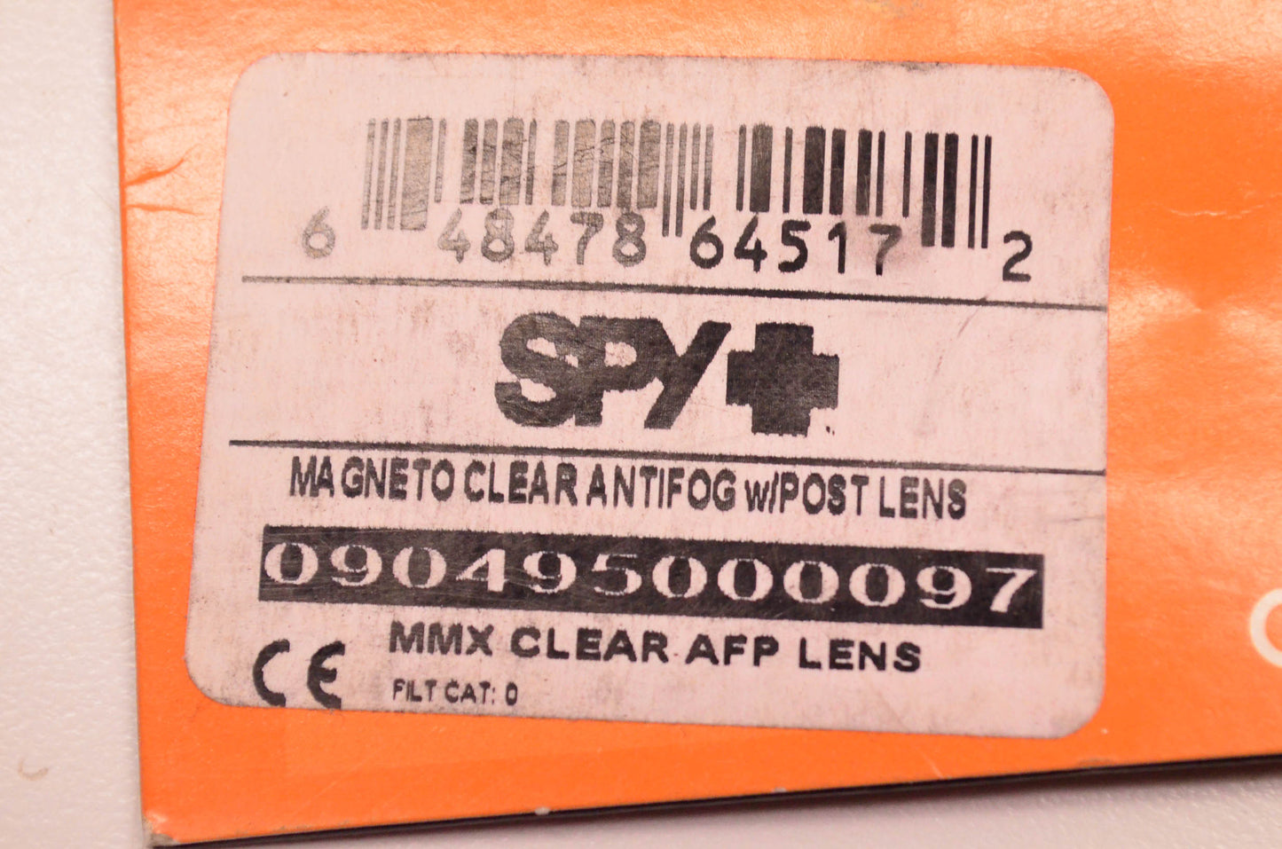 Spy 090495000097 Magneto Replacement Lens with Post NOS