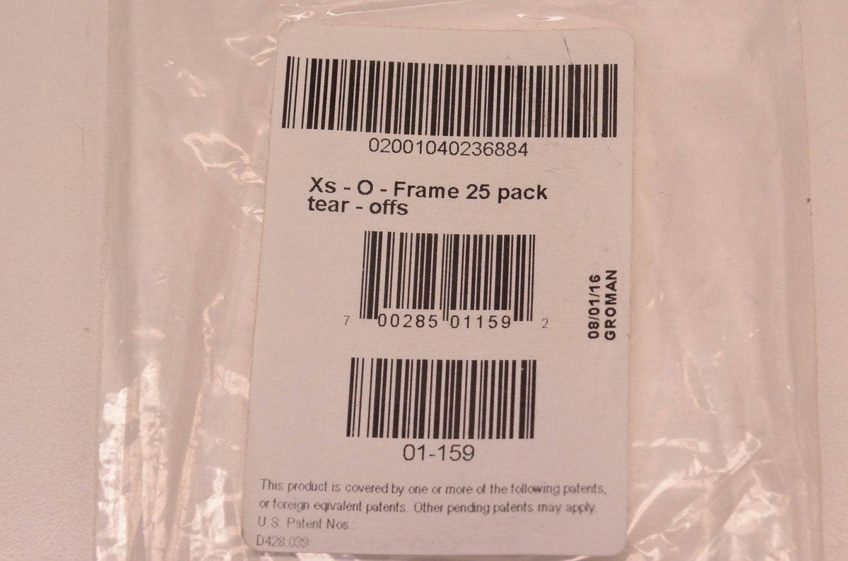 Oakley 01-159OA, 01-159 XS O Kids Tear Off 25 Pack NOS