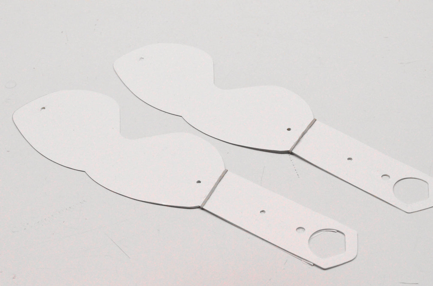 Spy 050044183007 Alloy Tear Off with Clip Clear 20 Pack NOS