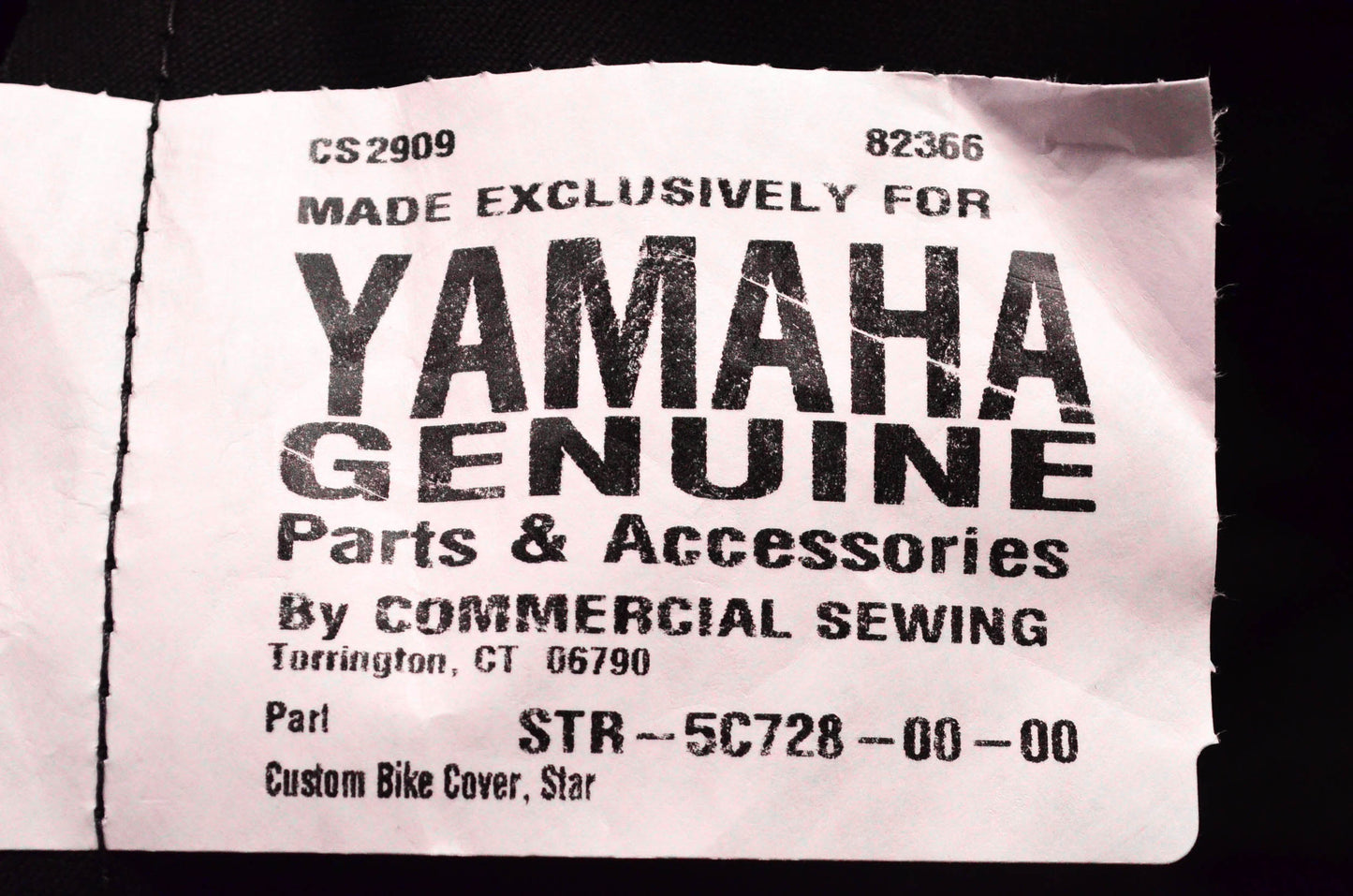 New OEM Yamaha STR-5C728-00-00 Star Custom Bike Cover NOS