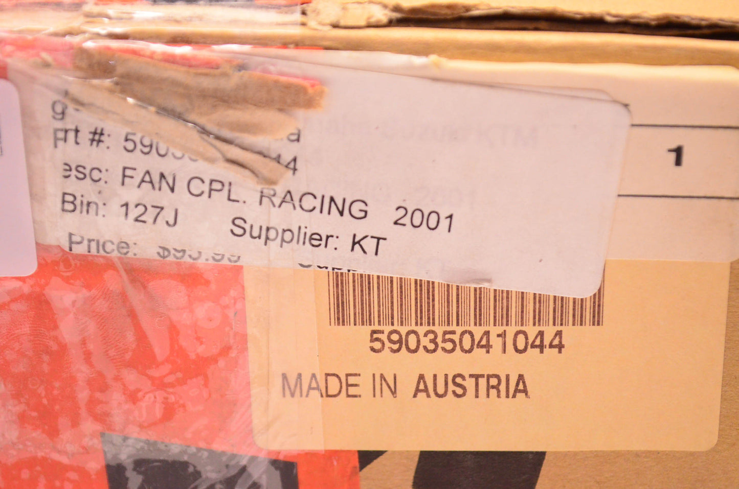 New OEM KTM 59035041044, VA32-A101-62A Radiator Cooling Fan Kit NOS