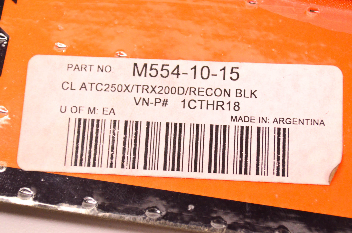 Moose Racing M554-10-15 Black Lever Assembly Left Hand NOS