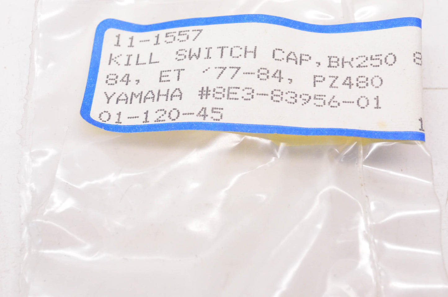 Marshall 8E3-83956-01, 01-120-45 Kill Switch Cap NOS