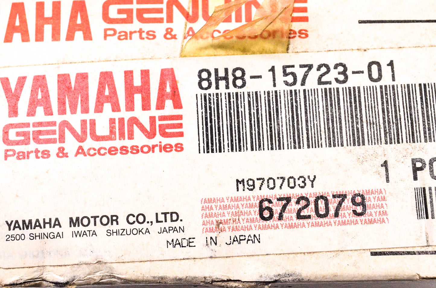 New OEM Yamaha 8H8-15723-01-00 Starter Cup NOS