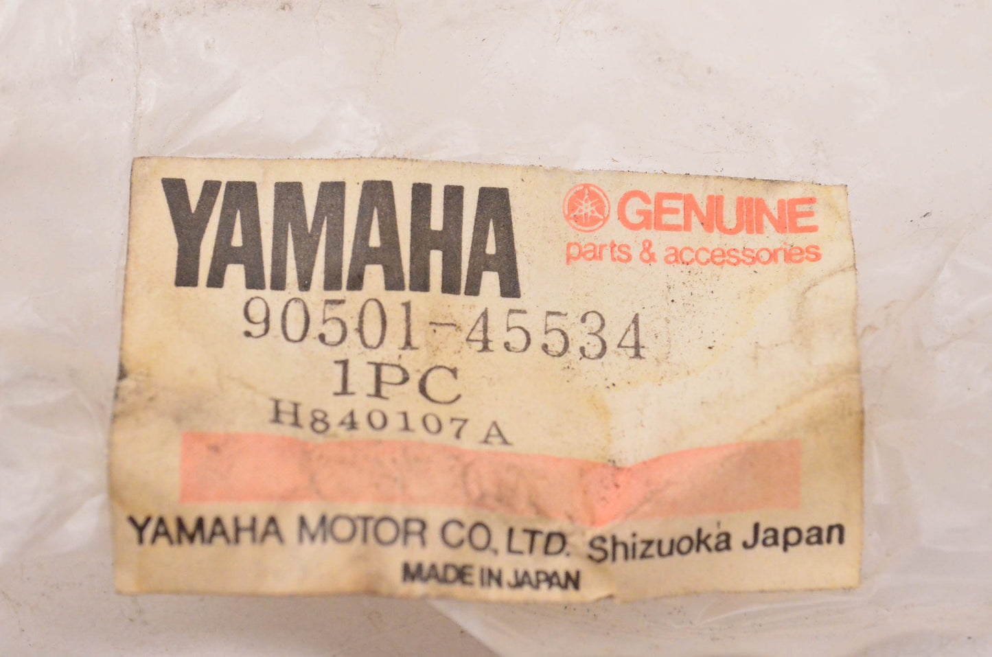 New OEM Yamaha 90501-45534-00 Compression Spring NOS