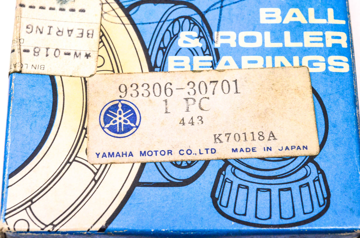 HIC 93306-30701-00, 83526A Yamaha Ball Bearing NOS