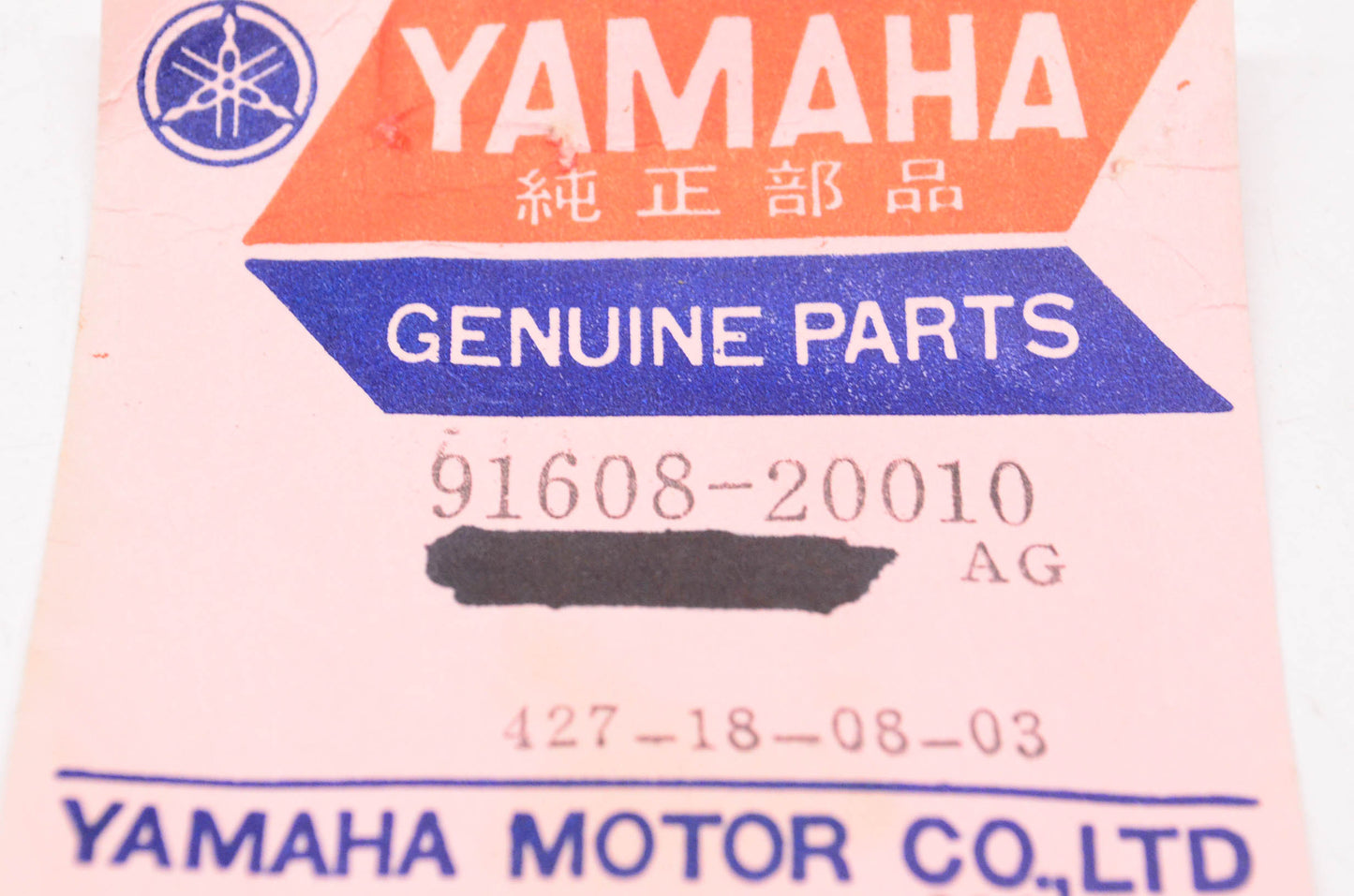 New OEM Yamaha 91608-20010-00 Guide Pin NOS
