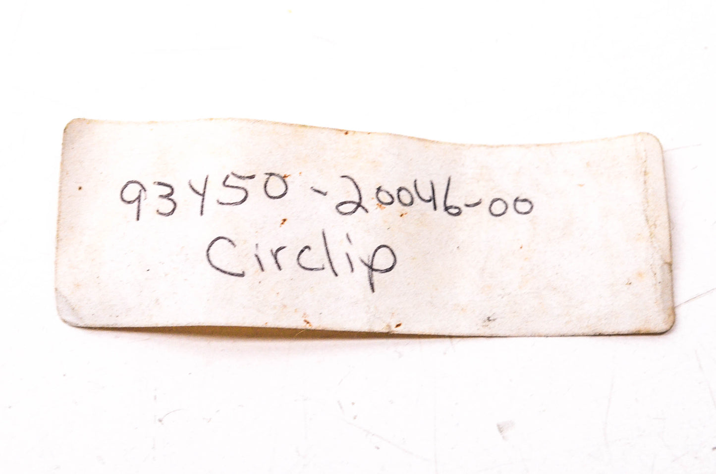 New OEM Yamaha 93450-20046-00 Circlip Qty 2 NOS